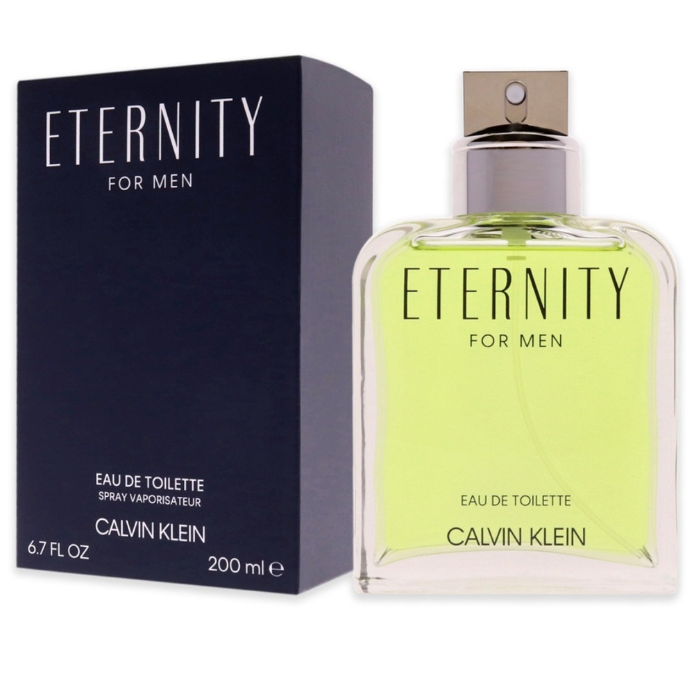 Calvin Klein Eternity for Men Eau de Toilette - 6.7 oz Long Lasting Fragrance